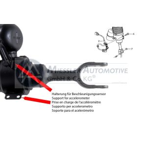 3D0616040D Air Suspension Parts Air Suspension Strut for
