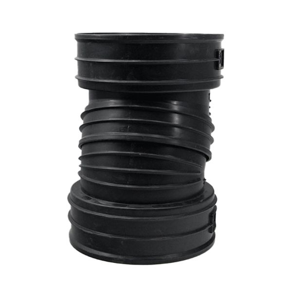 Double Wall Bellows Drain Pipe Welded Elbow Inspection Well Joints Hdpe Pipe Fittings