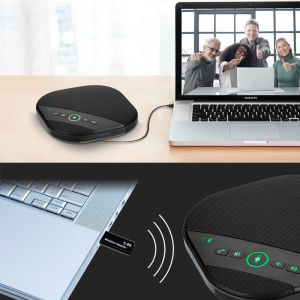 Tongveo Wireless Conference Speakerphone USB Microphone Speaker For Lecturer