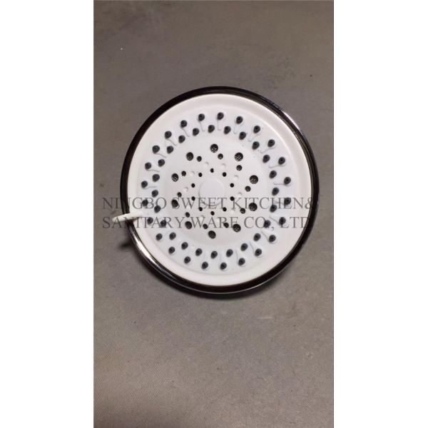 ABS plastic material 4inch round chrome plating shower head top shower rain shower wholesale