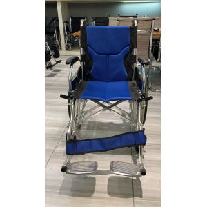 Orange Lightweight Aluminum Manual Wheelchair 863L Fit Up Armrest