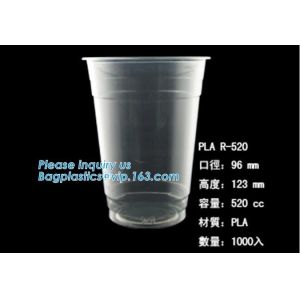 Biodegradable Eco Friendly Pla Soup Paper Cup With Pla Lid,Biodegradable CPLA