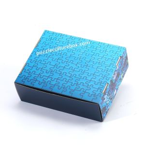 Personalized Custom Logo Printed Puzzle Shipping Mailer Box with Glossy