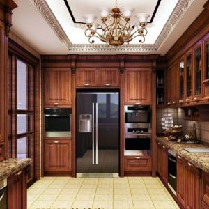 Elegant, Luxurious, And Functional Stainless Steel Kitchen Cabinetry With Rich