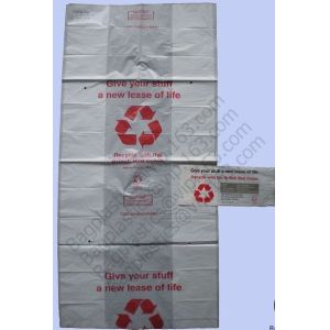 Compostable Charity Donation Collection bags, collection sacks, Donation sacks,