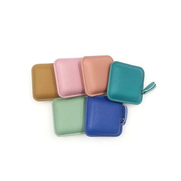 Colorful 20mm Pink Retractable Tape Measure Body Personalized ABS PU Leather