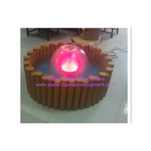 Indoor / Outdoor Crystal Mushroom Water Fountain Set With Lights , 68cm -100cm