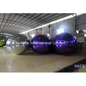 4 M Inflatable Lighting Decoration , 13ft Flying Helium Inflatable Mirror Ball