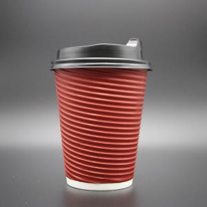 High quality disposable FDA approved hot and cold drinking ripple wall paper