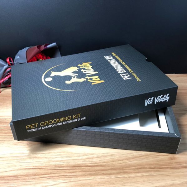 Corrugated Paper Packaging Box Reusable For Pet Grooming Kit Packaging