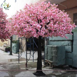 UVG indoor decorations cherry blossom tree artificial in silk flower arrangement