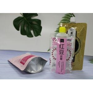 China Plastic Liquid Spout Bags / Resuable Wine Doypack 50ml To 3L With Spout on sale
