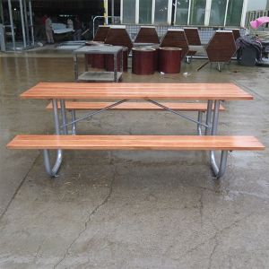 L2400W1680H820mm Picnic Table Bench Set For Park