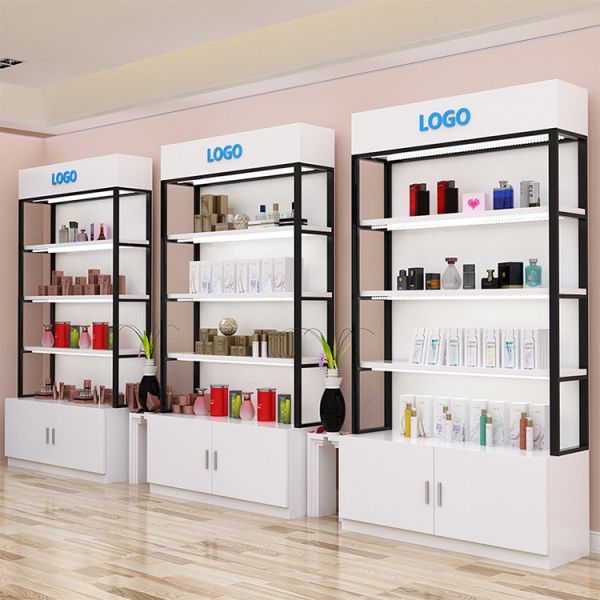 Buy Cosmetic Makeup Wood Retail Display Cases Wooden Wall at wholesale prices