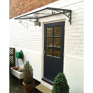 DIY Assembly 80x150cm Door Window Awning Canopy