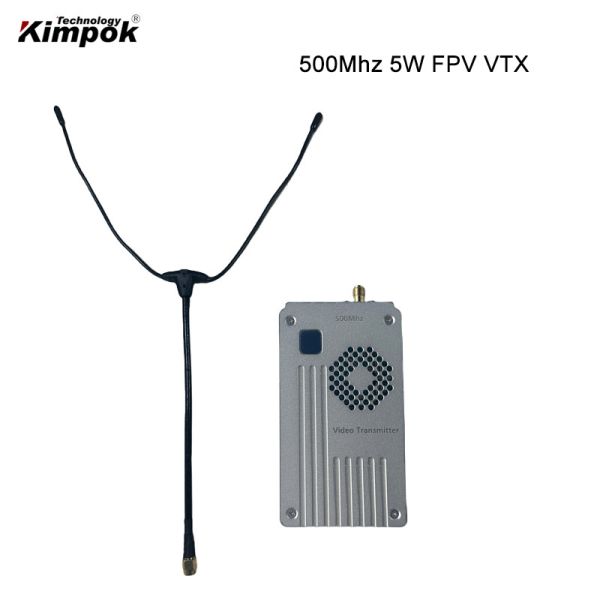 Buy 50-60km Drone Video Transmitter 500MHz 5W Wireless Video Transmitter at wholesale prices