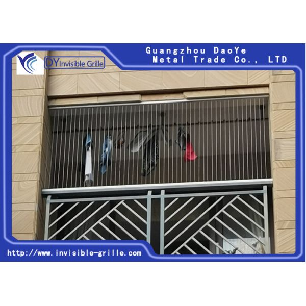 Buy Invisible Safety Grill 7X7 Stainless Steel Wire Rope Windowns Protection at wholesale prices