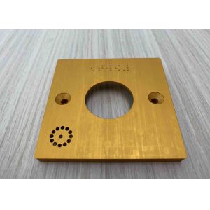 Yellow Surface Custom Grain 6003 Aluminum Cnc Machining Parts