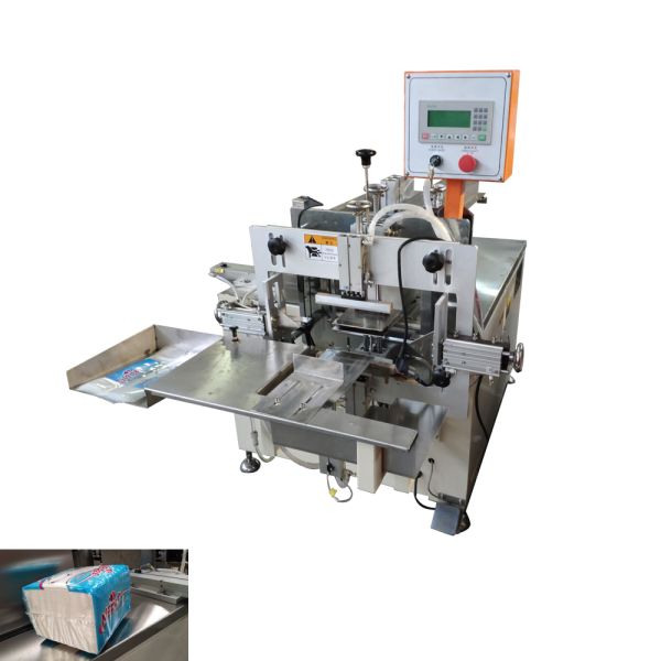 Cheap price 2 colors printing napkin tissue paper making machine packing production line for start business