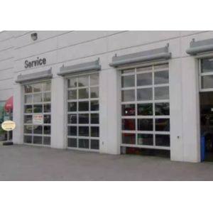 Sound Insulation Transparent Garage Door Water Tightness Class 3