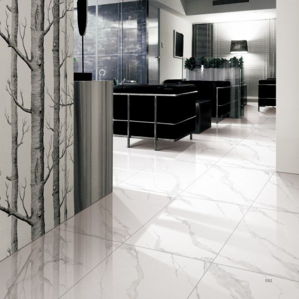 Frost Resistance Yes Carpet Look Porcelain Tile for Floor and Wall Installation