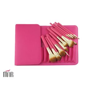 Red Package 13 pieces Makeup Brush Cylinder With Nylon Hair