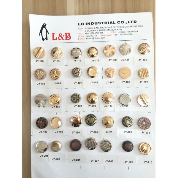 Manufacturer Wholesale Classic antique brass metal Jeans button for jeans