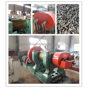 Two Roll Rubber Grinder Waste Tire Cracker Mill Rubber Crusher