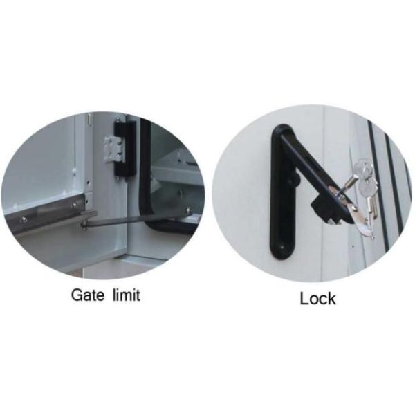 1500W Cooling 40U Telecommunication Outdoor Telecom Cabinet