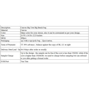 Large canvas bag, big tote, big beach holder