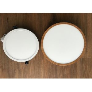 White Dimmable Recessed LED Panel Light 6w 12w 4000K 2 Years Warranty