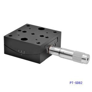 Small Angle Adjustment Manual Goniometer Stage Swallowtail Slider Drive