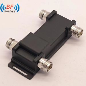 Customized 698-4000MHz 200W Low Pim -161dbc 3dB Hybrid Coupler 2 in 2 out Black