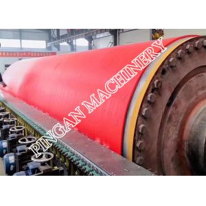 Vacuum press roll rubber vacuum press upper roll long life and high linear