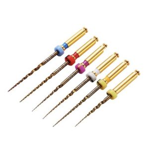 Protaper Gold Hand Files TG6 T1 6Pcs / Pack For Endomotor Handpiece