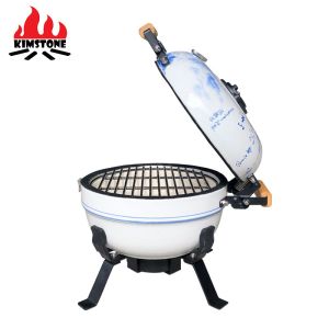 2025 Newest High Quality Kamado Mini Portable Bbq Grill Kamado Ceramic Charcoal
