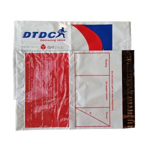 14.5x19 LDPE Red custom printed flat poly mailers shipping poly mailers