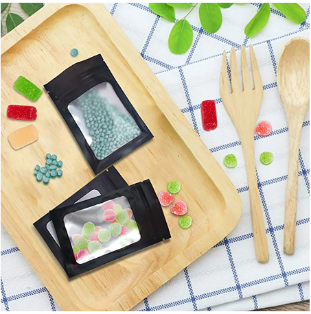 Custom Logo Case Opp Clear Packaging Laminated Plastic Bags Resealable Bags for Cosmetic