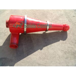 Pure Polyurethane Drilling Mud Desander DN150mm Hydrocyclone Desander Unit