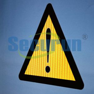 30inch Photoluminescent Signage Exclamation Mark Danger Symbol