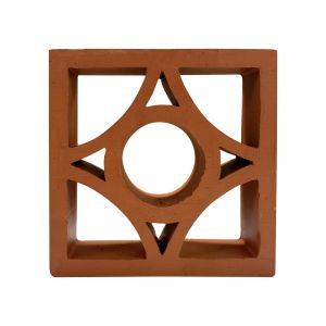 China Construction Material Classical Pattern Design Facade Tiles Ceramic Hollow Bricks on sale