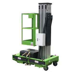 Single Mast Manual Pushing Aluminum Work Platform