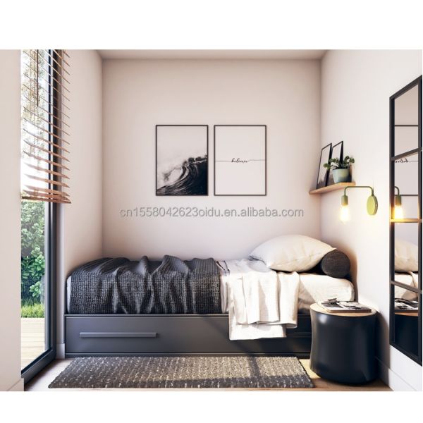 Newly Popular 40ft Modified Shipping Container with 2 Bedrooms and Aluminum Alloy Windows