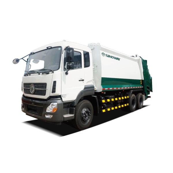 Easy Control Refuse Collection Vehicle / Waste Management Truck 180KW Rated