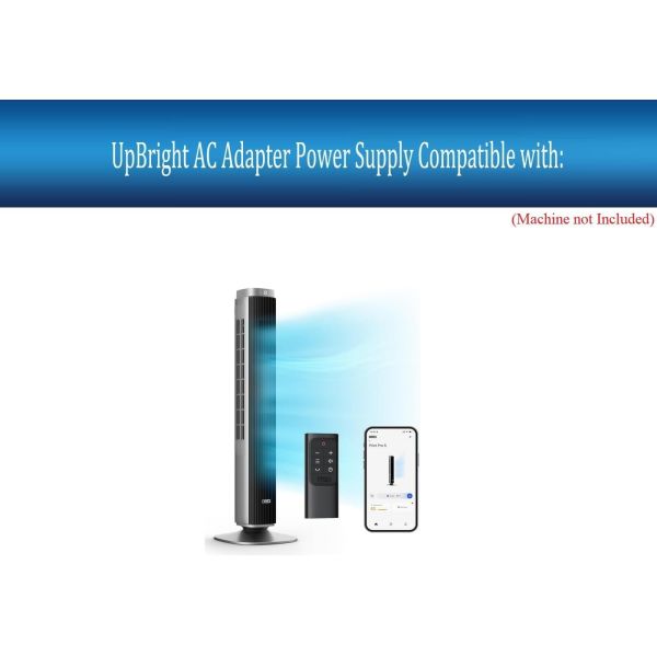 24V 1A Ac Power Adapter for Dreo Pilot Pro 24VDC 1000mA 24W Power Supply Cord Charger