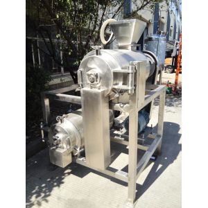 China SUS304 Dual Channel Fruit Pulper Machine 1T/H 3T/H Capacity on sale China SUS304 Dual Channel Fruit Pulper Machine 1T/H 3T/H Capacity on sale