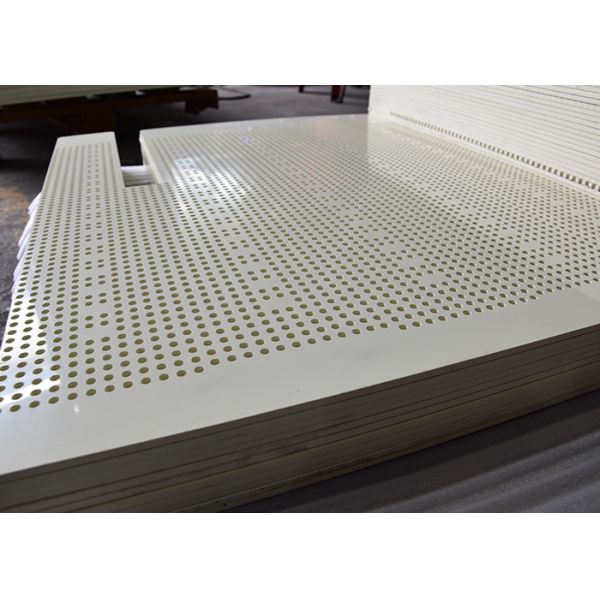 Buy 10mm Thick Plastic Perforated Sheet With Round Square Ellipse Hole at wholesale prices