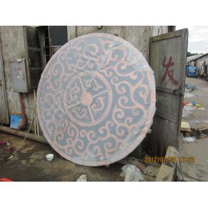 Chinese Style Bronze Wall Sculpture , Landmark Bronze Garden Sculpture