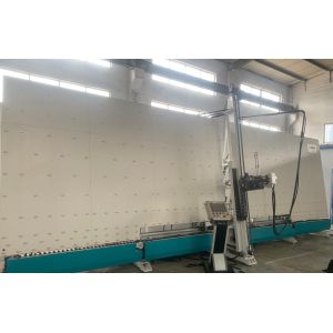 Vertical Insulated Glass Glue Sealing Machine Two Sealants Pumps Coating