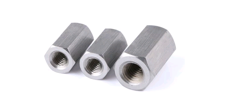 Stainless Steel Long Threaded Hex Coupling Nut DIN 6334 M10 M12 M14